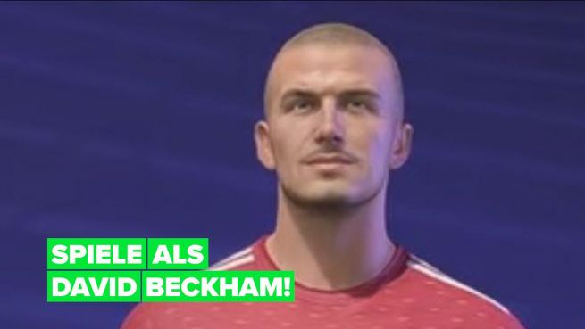 go to Bildschirmfotos zeigen, dass David Beckham FIFA 21 beigetreten ist