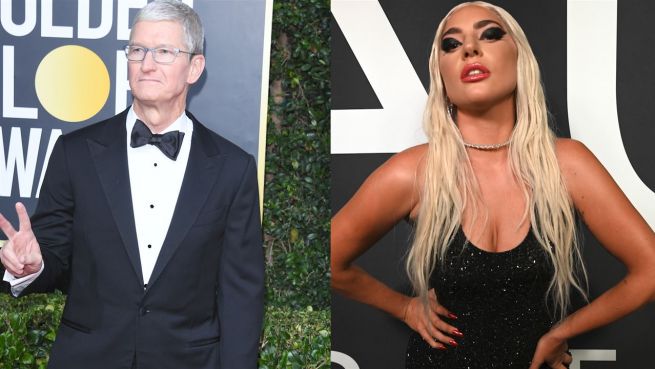 go to Lady Gaga spricht mit Apple-CEO Tim Cook
